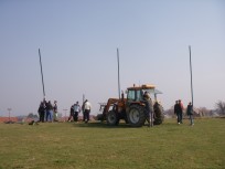 Travaux au stade des Justices