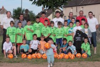 ALQ FOOT NOS EQUIPES POUSSINS:REMISE DE MAILLOTS